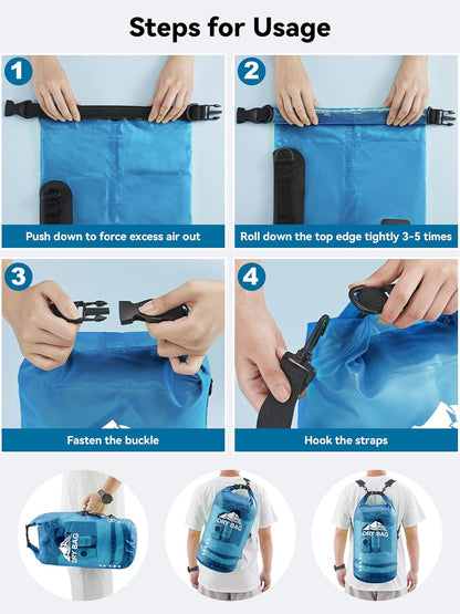 HEETA Waterproof Dry Bag with Phone Case