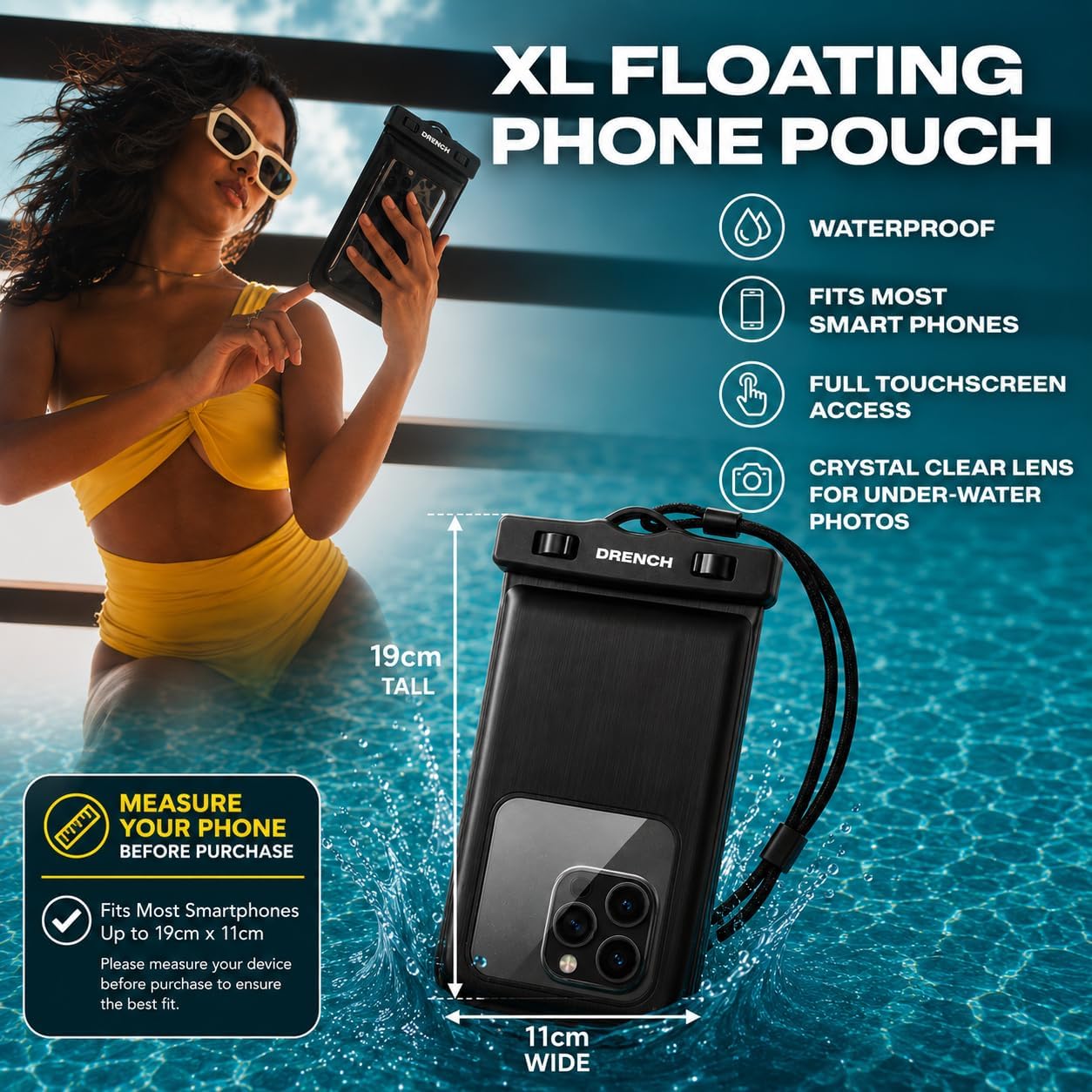 Drench Waterproof Floating Fanny Pack
