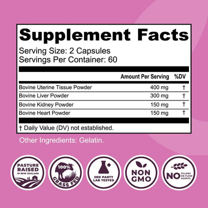 Beef Organ Supplement for Women