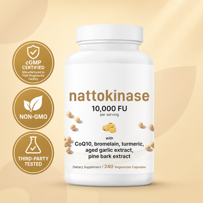 Nattokinase 10,000 FU Complex Capsules