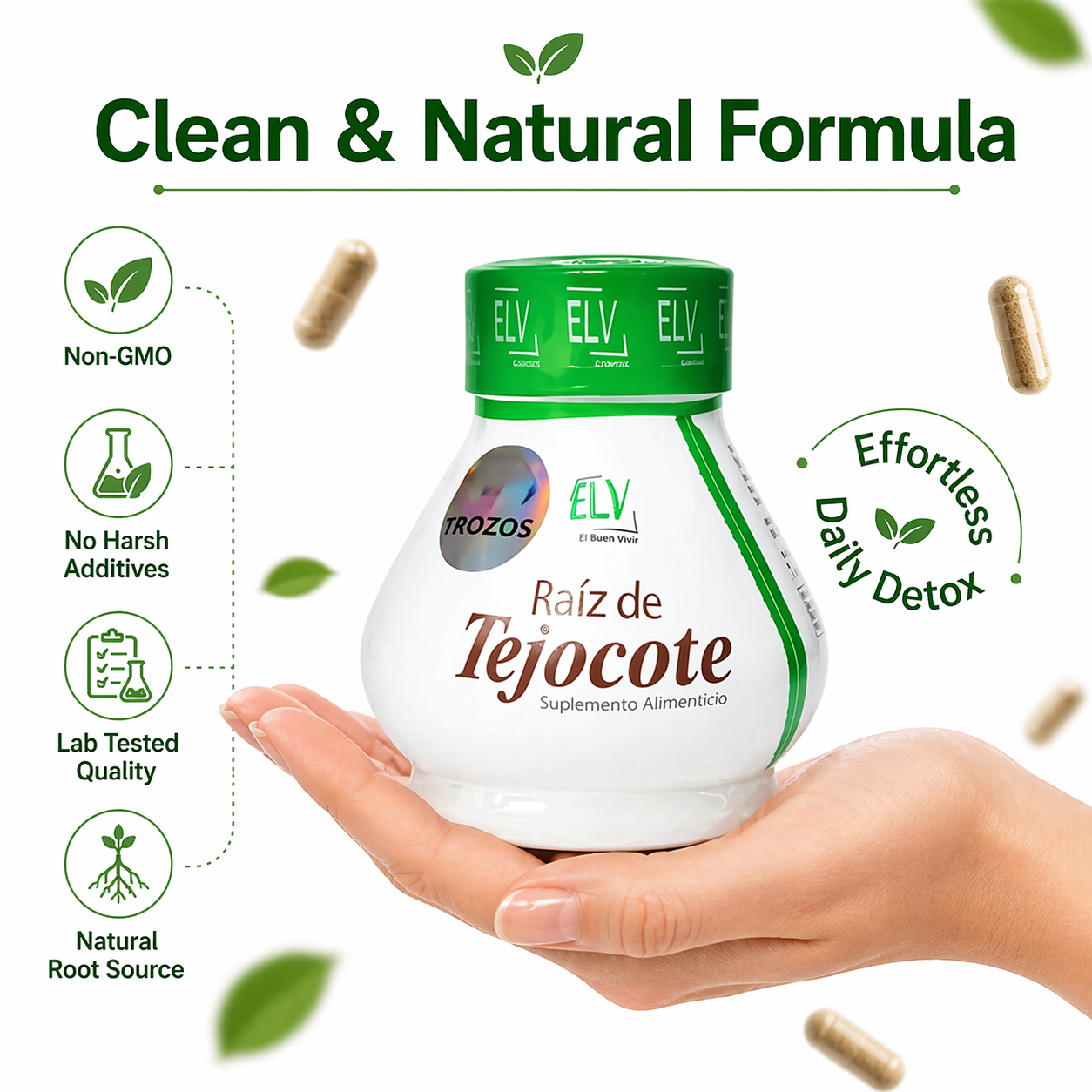 Mexican Tejo cote Root Capsules